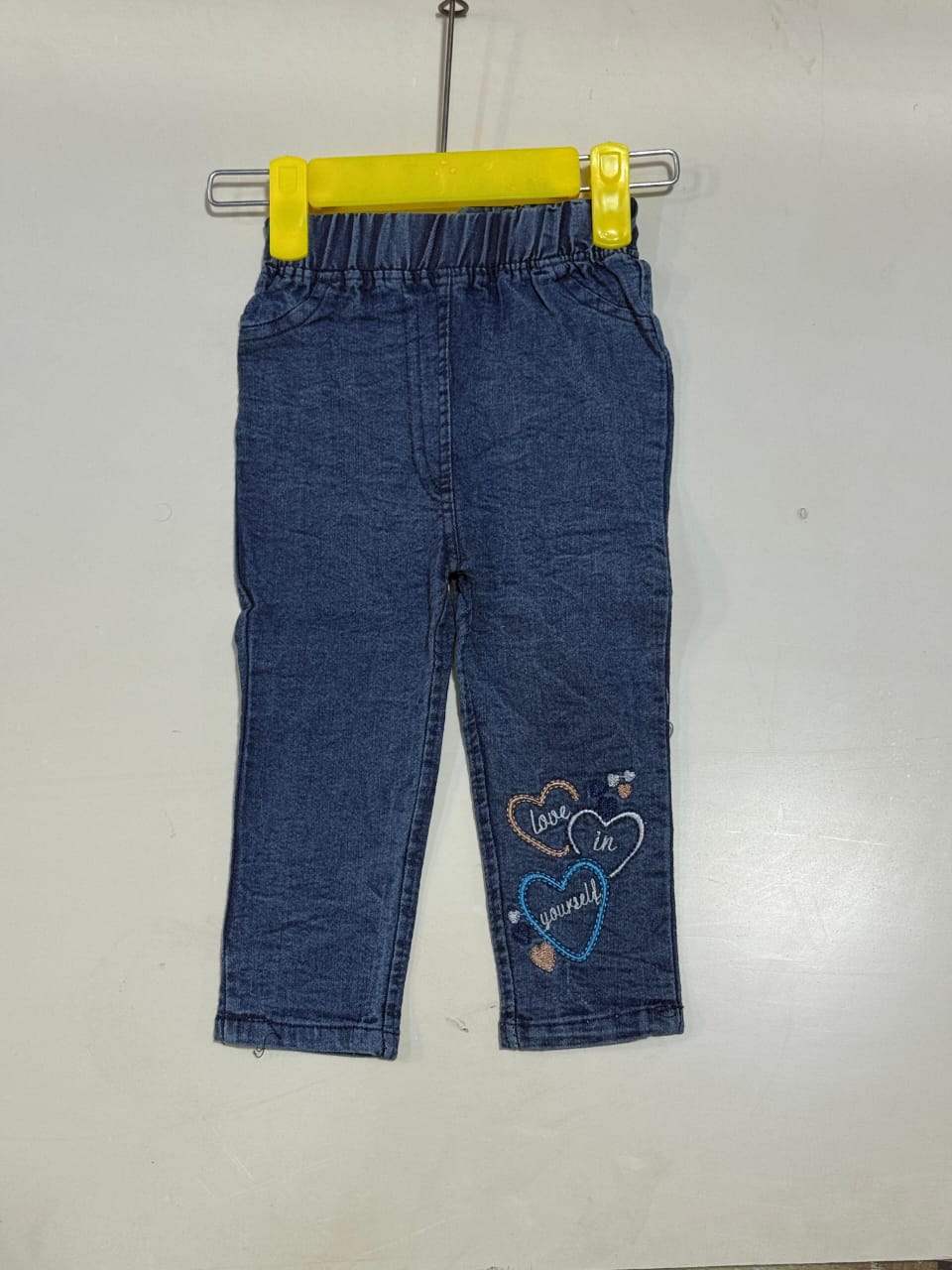 Stylish Baby Girl Denim Jeans & Jacket Set with White Heart Print Shirt – Glimzia Kids Wear