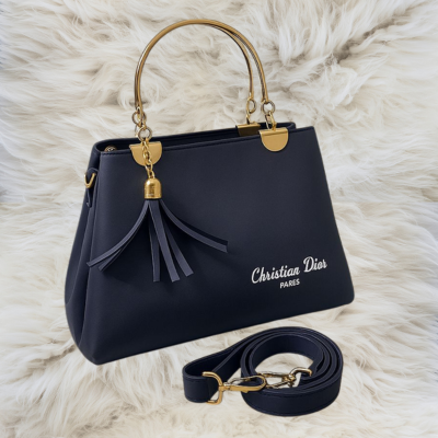 Luxury Designer Handbag for Women – Elegant Tote Bag with Tassel & Strap