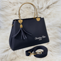 Luxury Designer Handbag for Women – Elegant Tote Bag with Tassel & Strap