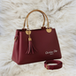 Luxury Designer Handbag for Women – Elegant Tote Bag with Tassel & Strap