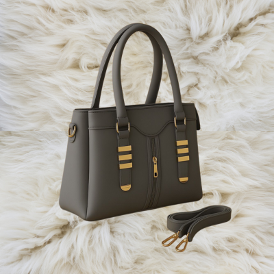 Luxury Handbag for Women – Elegant Tote Bag with Gold Detailing & Strap