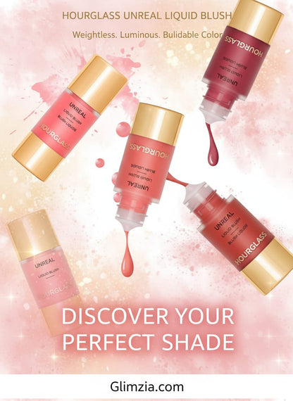 Hourglass Unreal Liquid Blush – Luxury Long-Lasting Blush 7Pcs Set