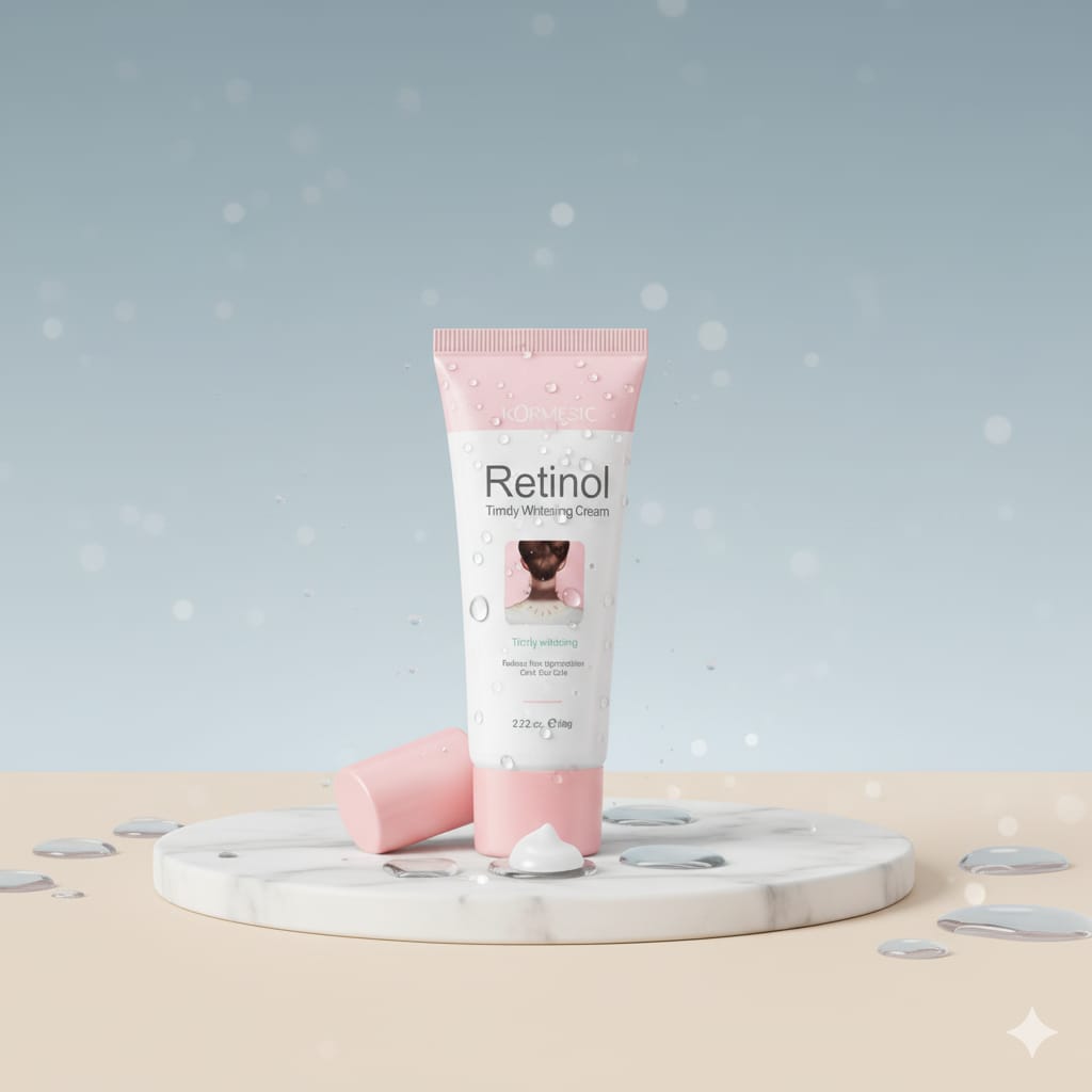 Kormesic Retinol Whitening Cream – Dark Spot Remover & Skin Brightening Moisturizer for Face and Body