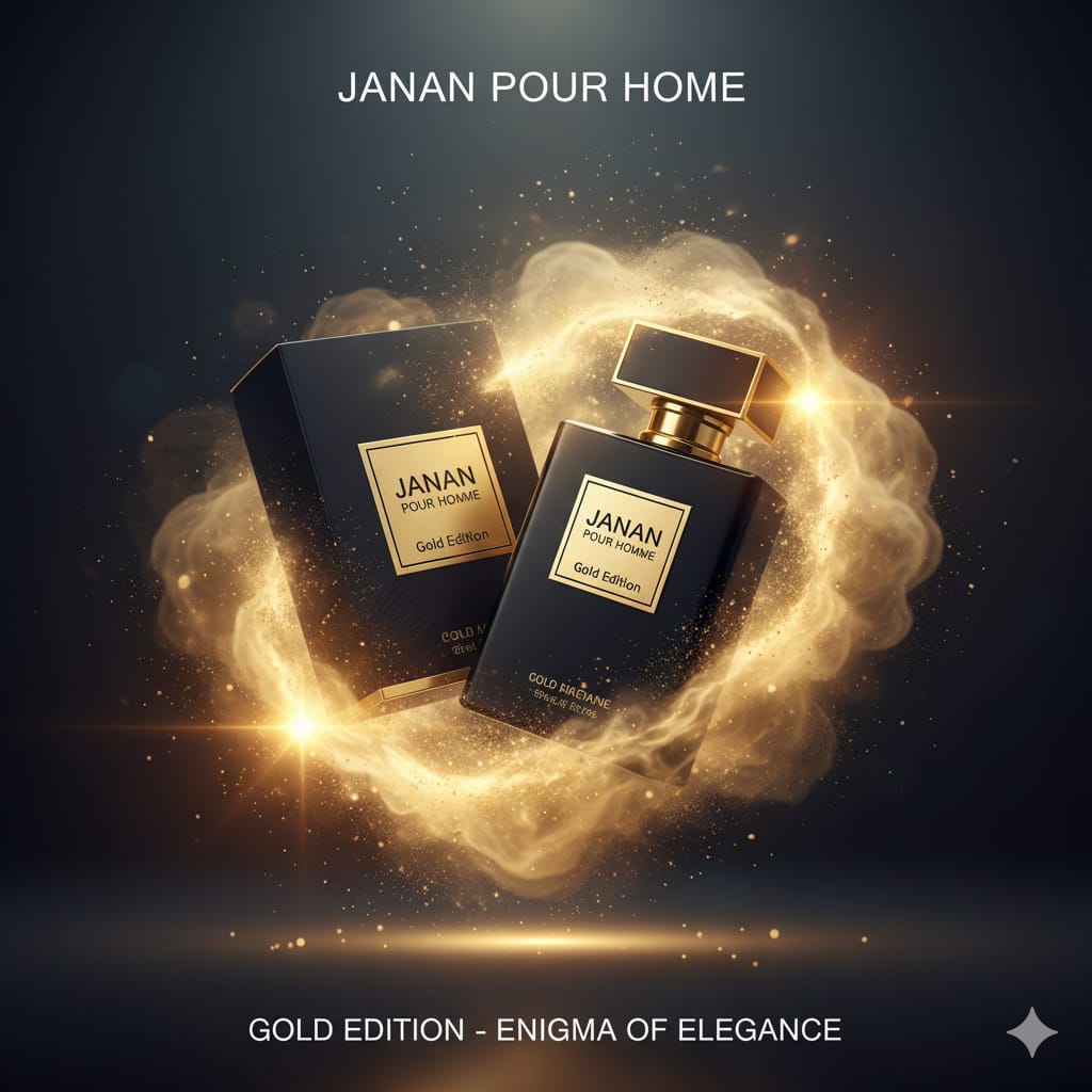 “Janan Pour Homme Gold Edition – Eau de Parfum 100 ml | Premium Men’s Fragrance”