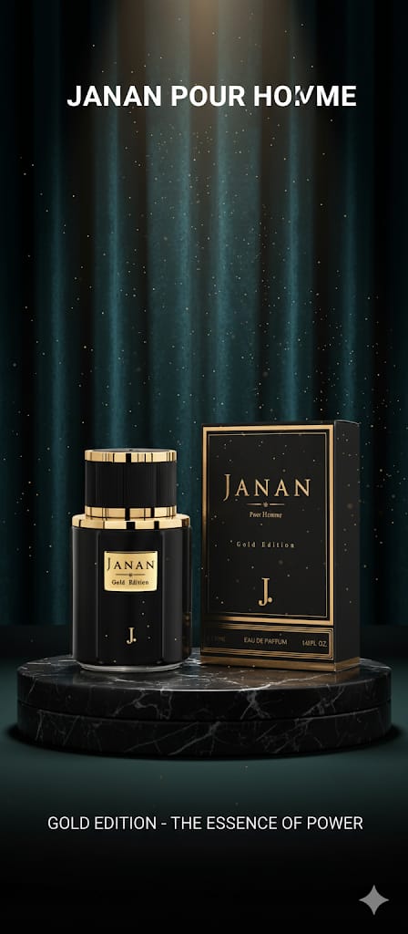 “Janan Pour Homme Gold Edition – Eau de Parfum 100 ml | Premium Men’s Fragrance”