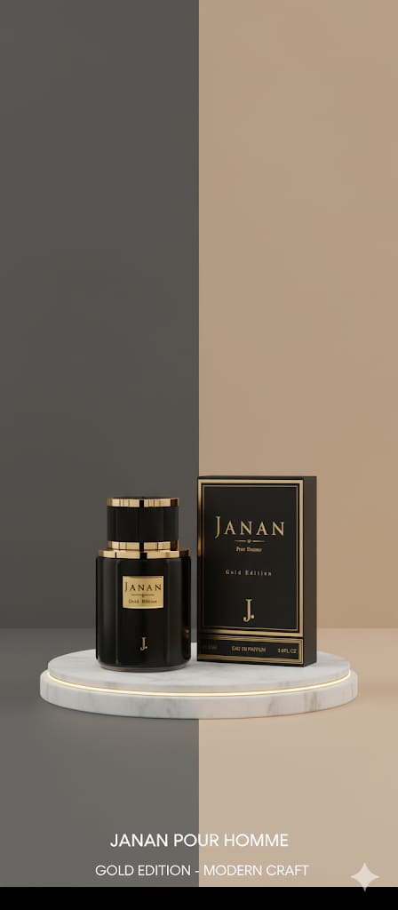 “Janan Pour Homme Gold Edition – Eau de Parfum 100 ml | Premium Men’s Fragrance”