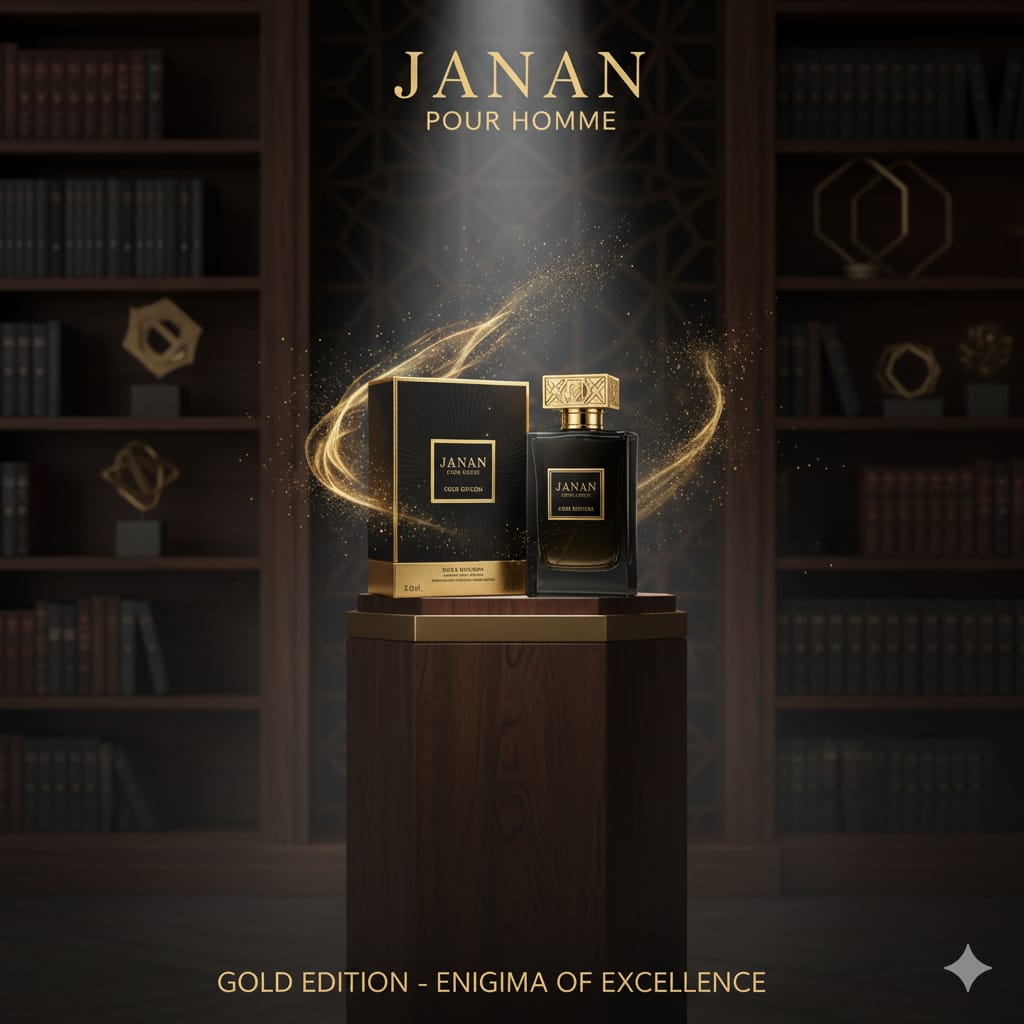 “Janan Pour Homme Gold Edition – Eau de Parfum 100 ml | Premium Men’s Fragrance”