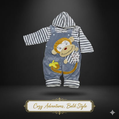 Adorable Monkey-Themed Baby Romper