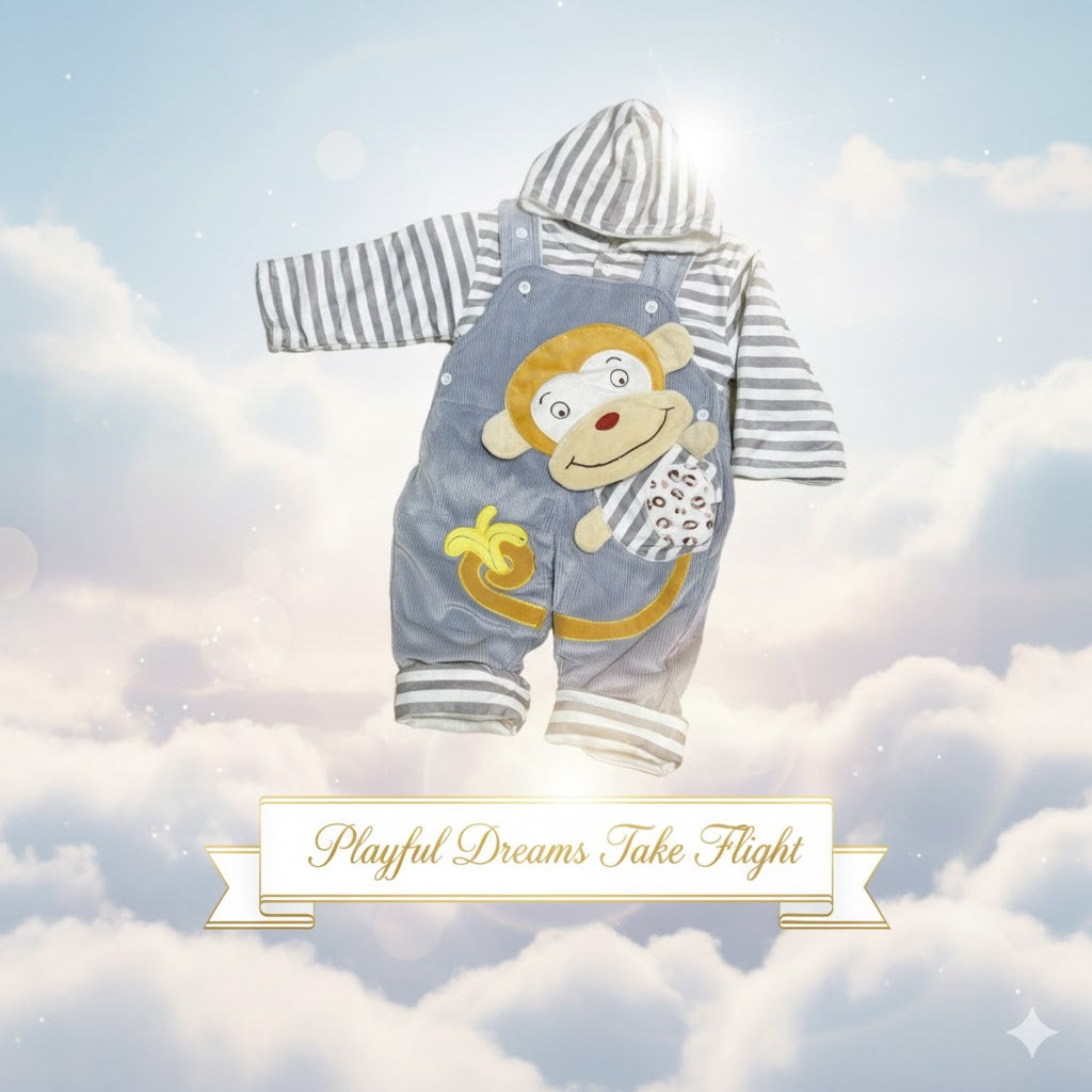 Adorable Monkey-Themed Baby Romper