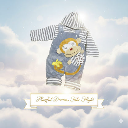 Adorable Monkey-Themed Baby Romper
