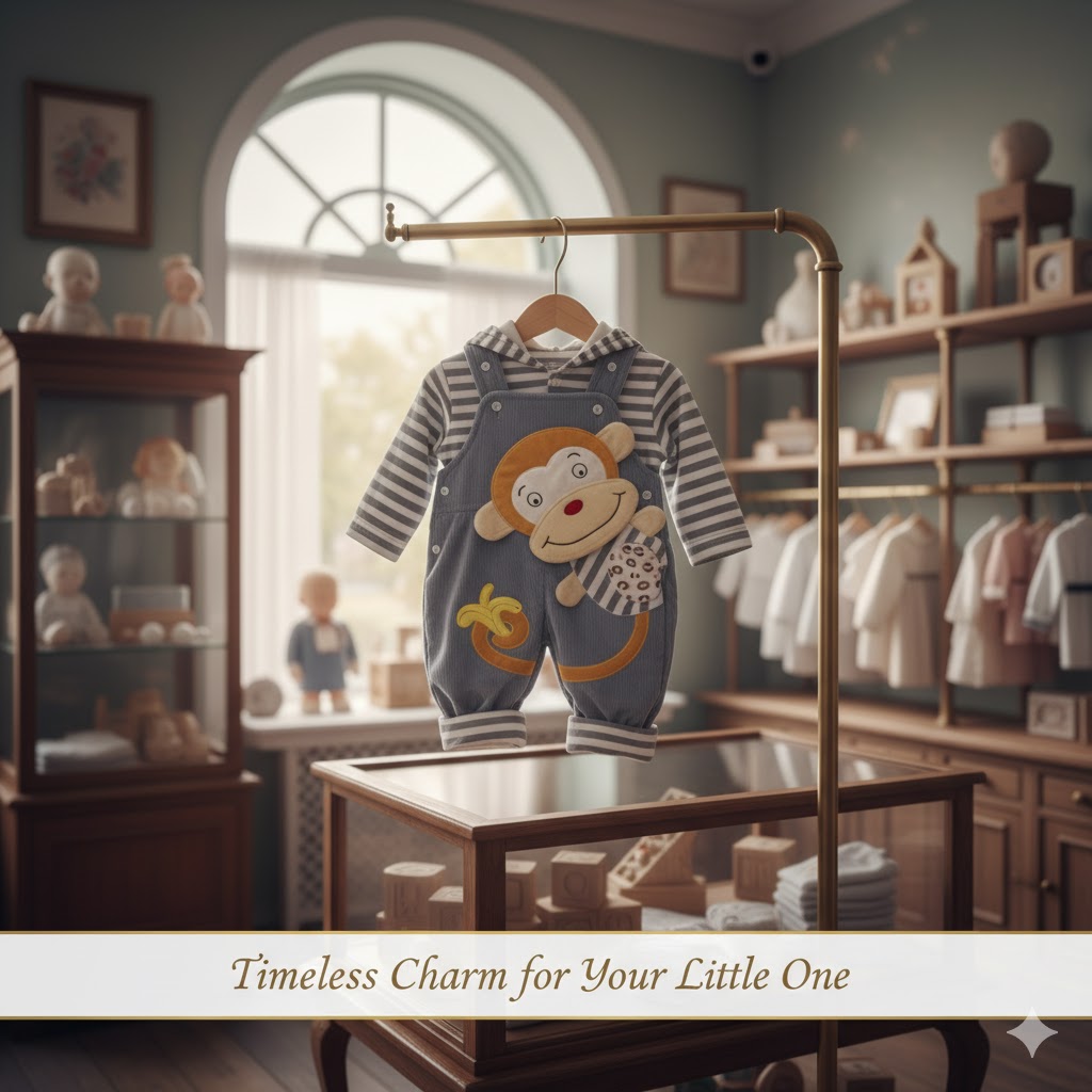 Adorable Monkey-Themed Baby Romper