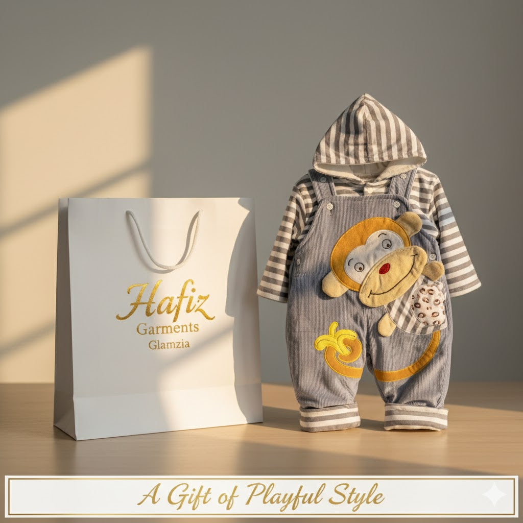Adorable Monkey-Themed Baby Romper