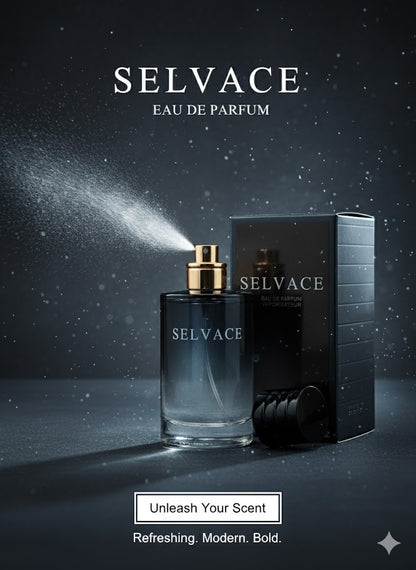 Selvace Eau de Parfum for Men – Refreshing, Modern & Bold Fragrance (100ml)