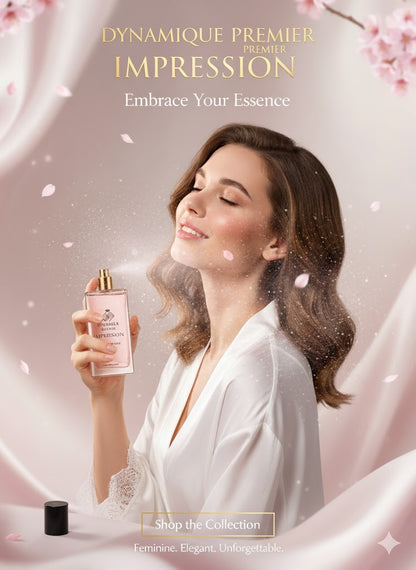 Dynamique Premier Impression Pour Femme Eau de Parfum – Long Lasting Floral Fragrance for Women, 100ml