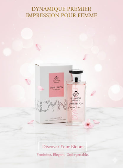 Dynamique Premier Impression Pour Femme Eau de Parfum – Long Lasting Floral Fragrance for Women, 100ml