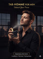 TAB-HOMME For Men Eau de Parfum – Long Lasting Luxury Fragrance | Bold, Masculine Scent with Notes of Strength, Charisma & Legacy | 100ml