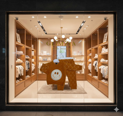 Soft Knit Smiley Face Two-Piece Winter Set for Kids – Warm & Cozy Outfit by GLIMZIA